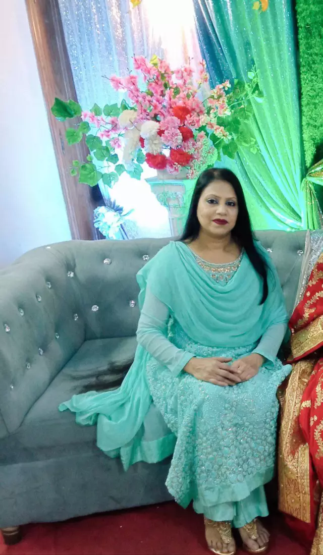 The person in the picture is my 2nd aunt want her groom