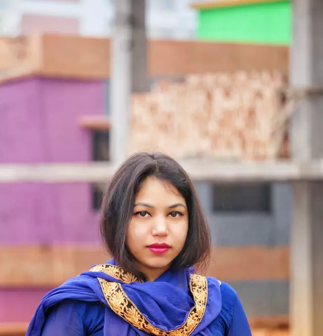 On behalf of my younger sister. She wears burkha, Hijab and Nikab outside home
